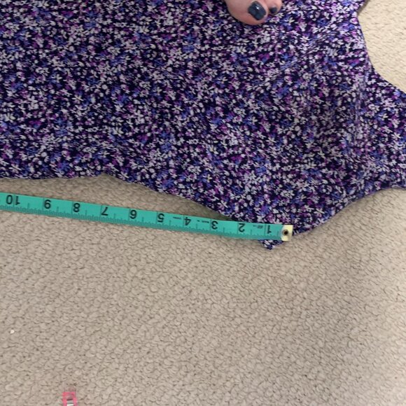 Homemade Purple Floral Dress - Picture 6 of 9